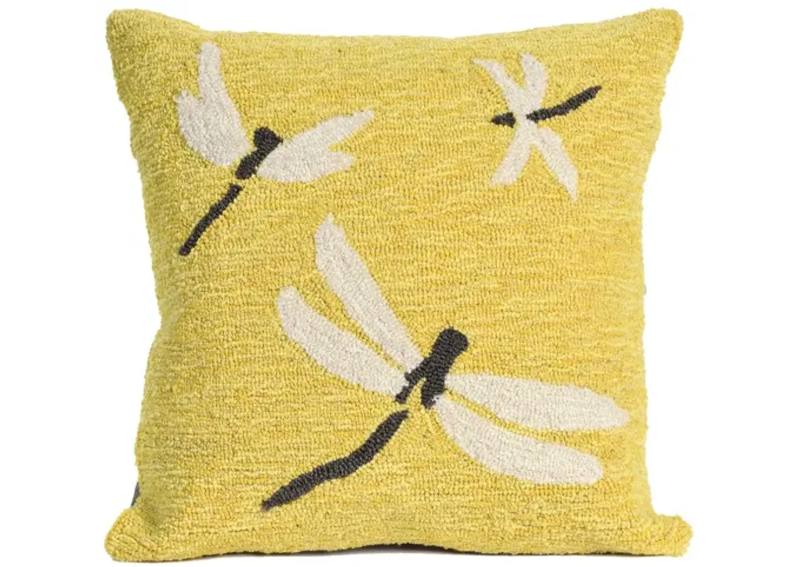 Liora Manne Frontporch Dragonfly Pillow in Yellow by Trans-Ocean Import Co Inc