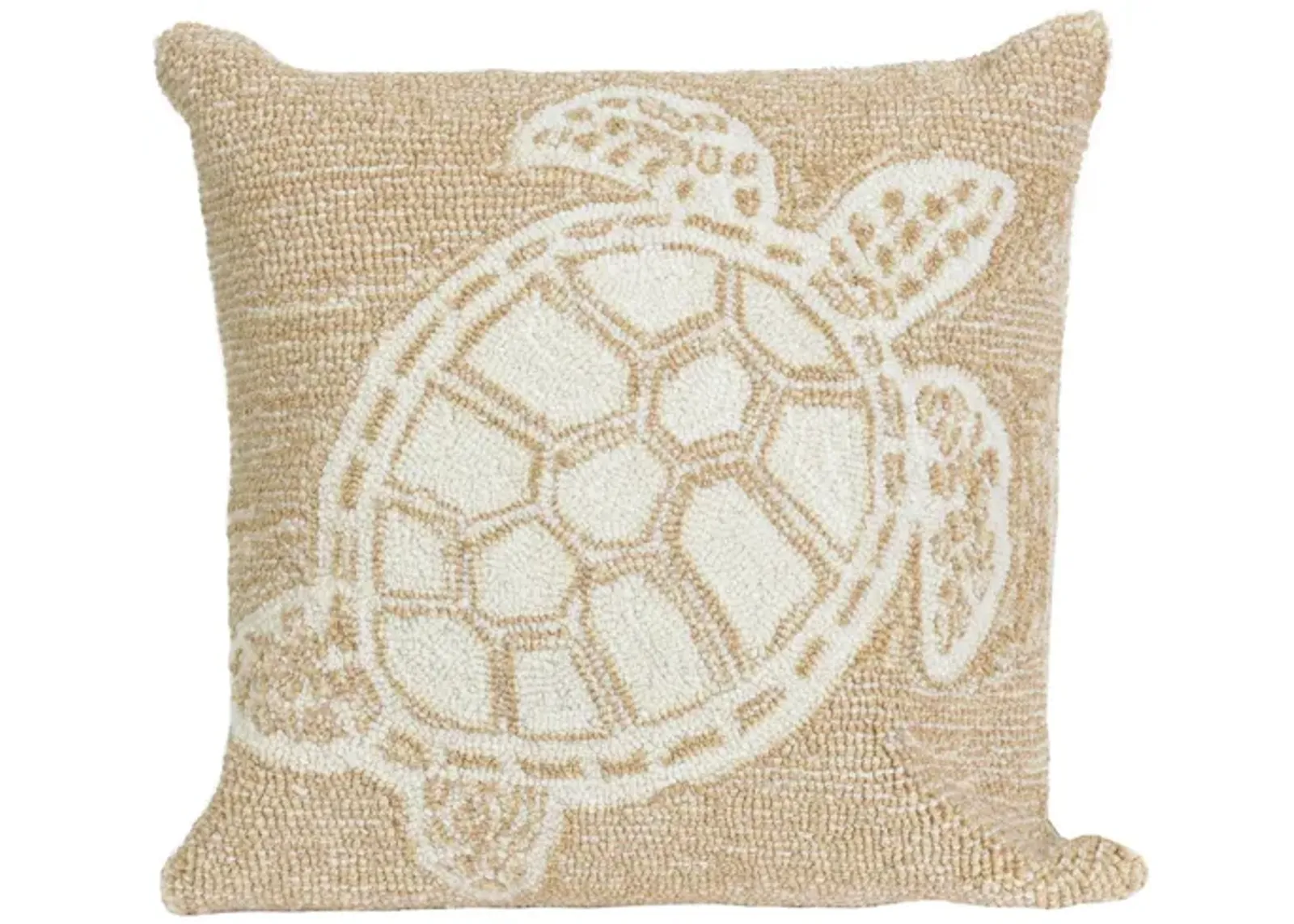 Liora Manne Frontporch Turtle Pillow in Natural by Trans-Ocean Import Co Inc