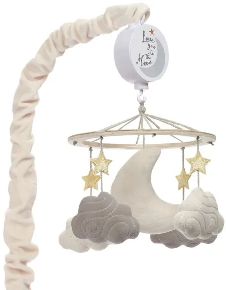 Goodnight Moon Musical Baby Crib Mobile in Cream by Lambs & Ivy