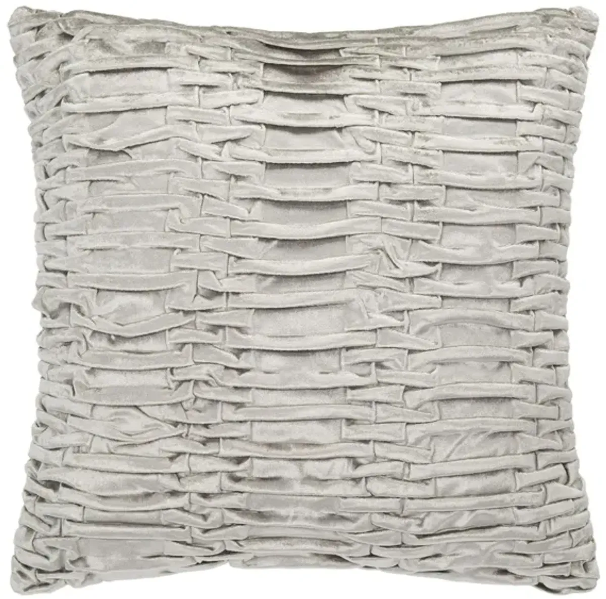 Embellished Marita Accent Pillow in Light Gray by Safavieh