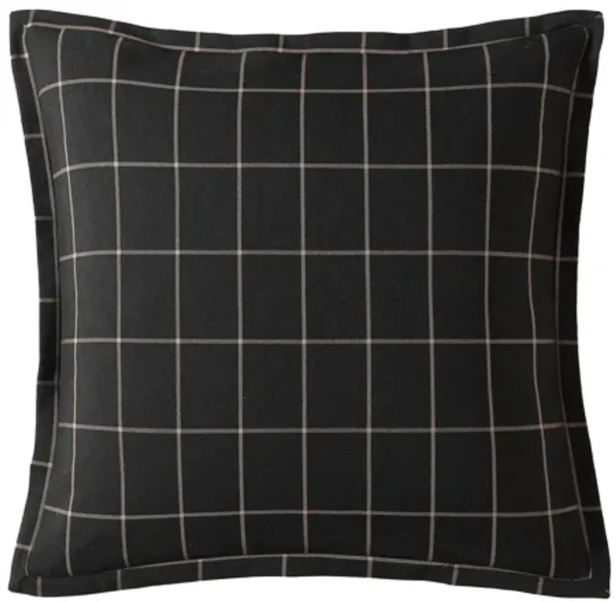 Windowpane Plaid Euro Sham