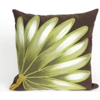 Liora Manne Visions II Palm Fan Pillow in Brown by Trans-Ocean Import Co Inc