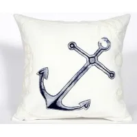 Liora Manne Visions II Marina Pillow in White by Trans-Ocean Import Co Inc