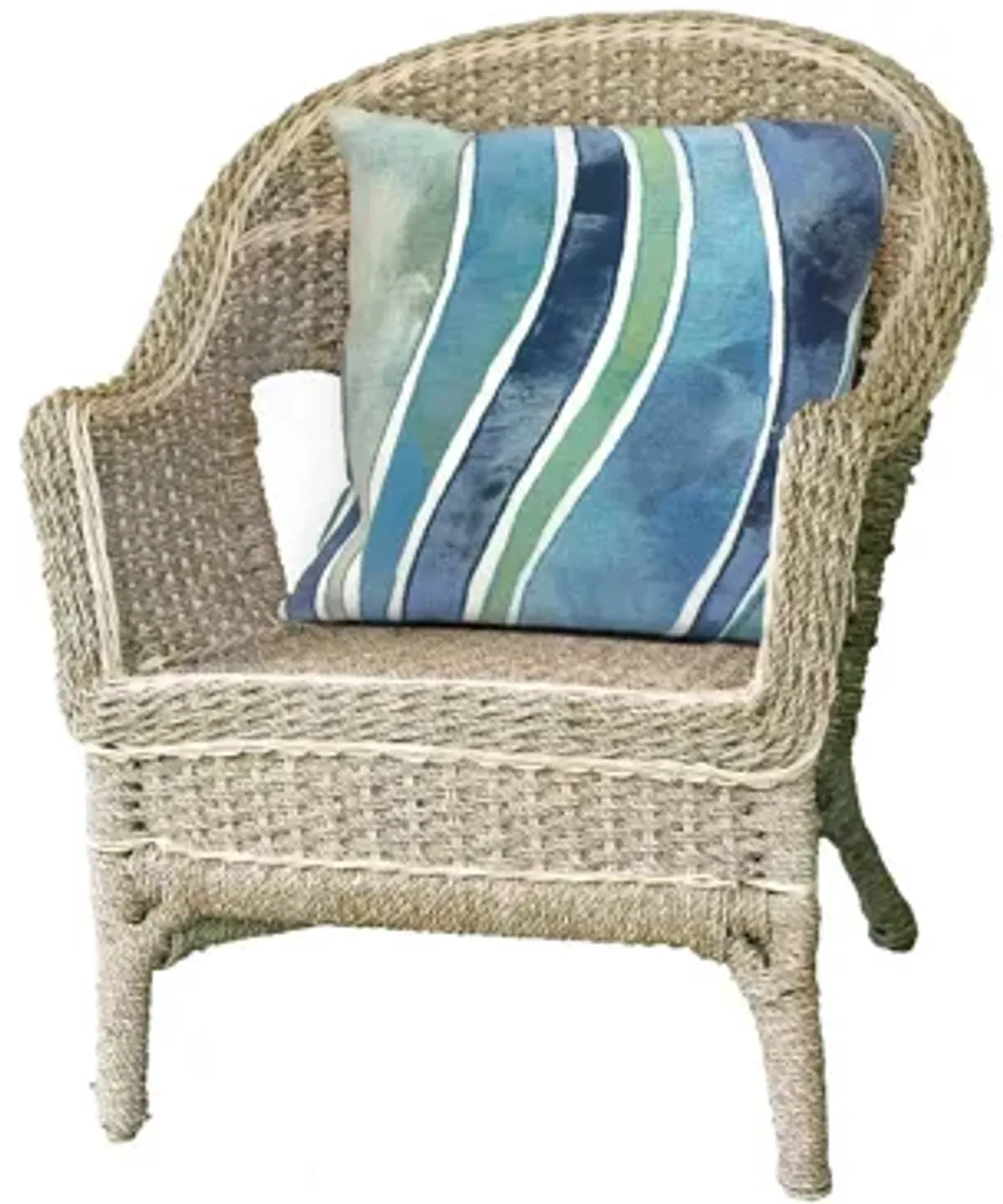 Liora Manne Visions III Waves Pillow