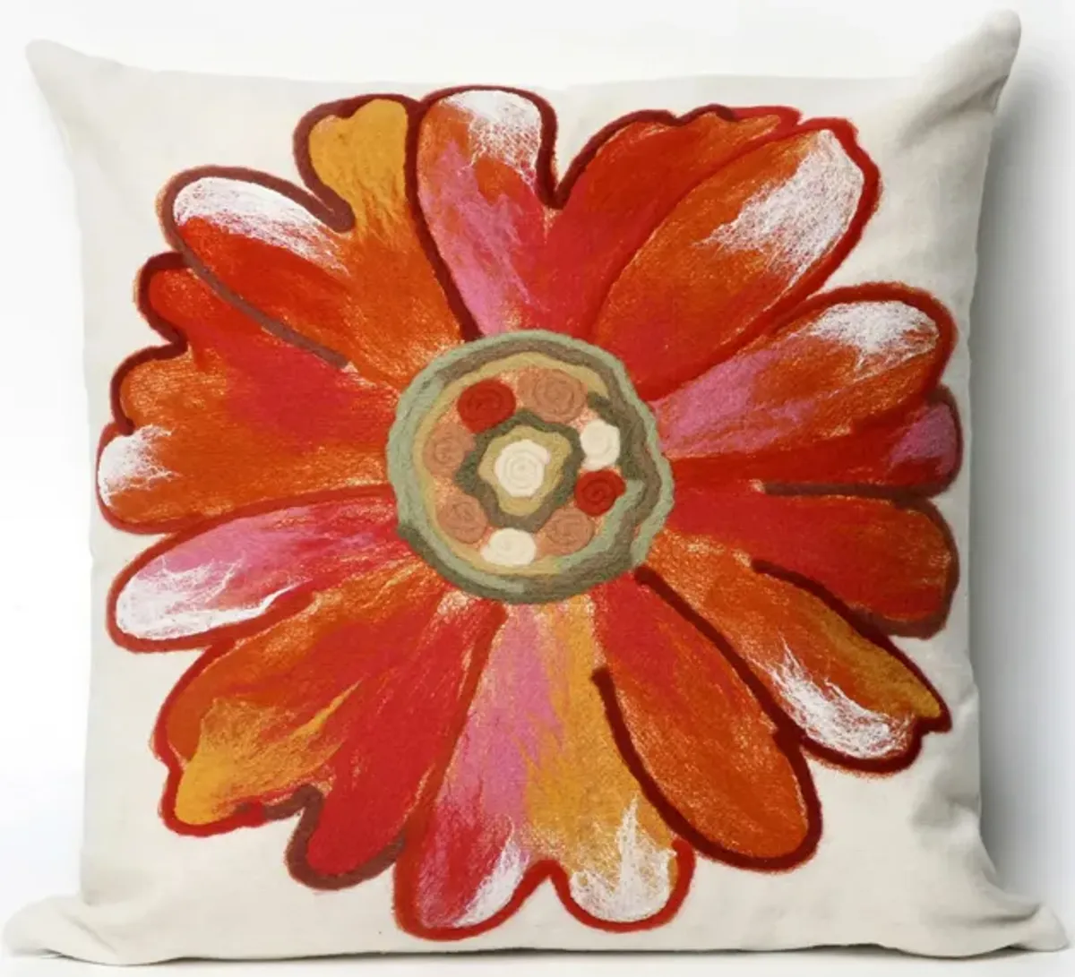 Liora Manne Visions III Daisy Pillow