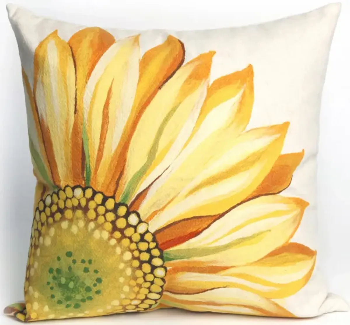 Liora Manne Visions III Sunflower Pillow in Yellow by Trans-Ocean Import Co Inc