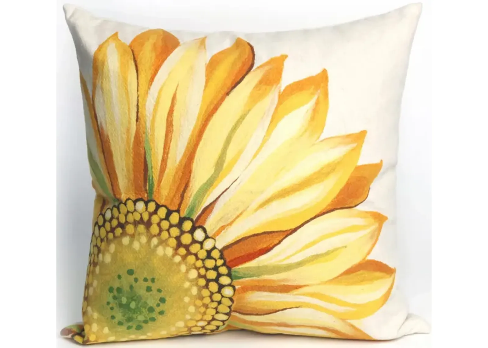 Liora Manne Visions III Sunflower Pillow in Yellow by Trans-Ocean Import Co Inc