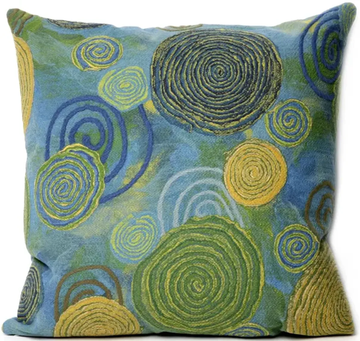 Liora Manne Visions III Graffiti Swirl Pillow in Blue by Trans-Ocean Import Co Inc