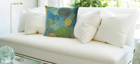 Liora Manne Visions III Graffiti Swirl Pillow in Blue by Trans-Ocean Import Co Inc