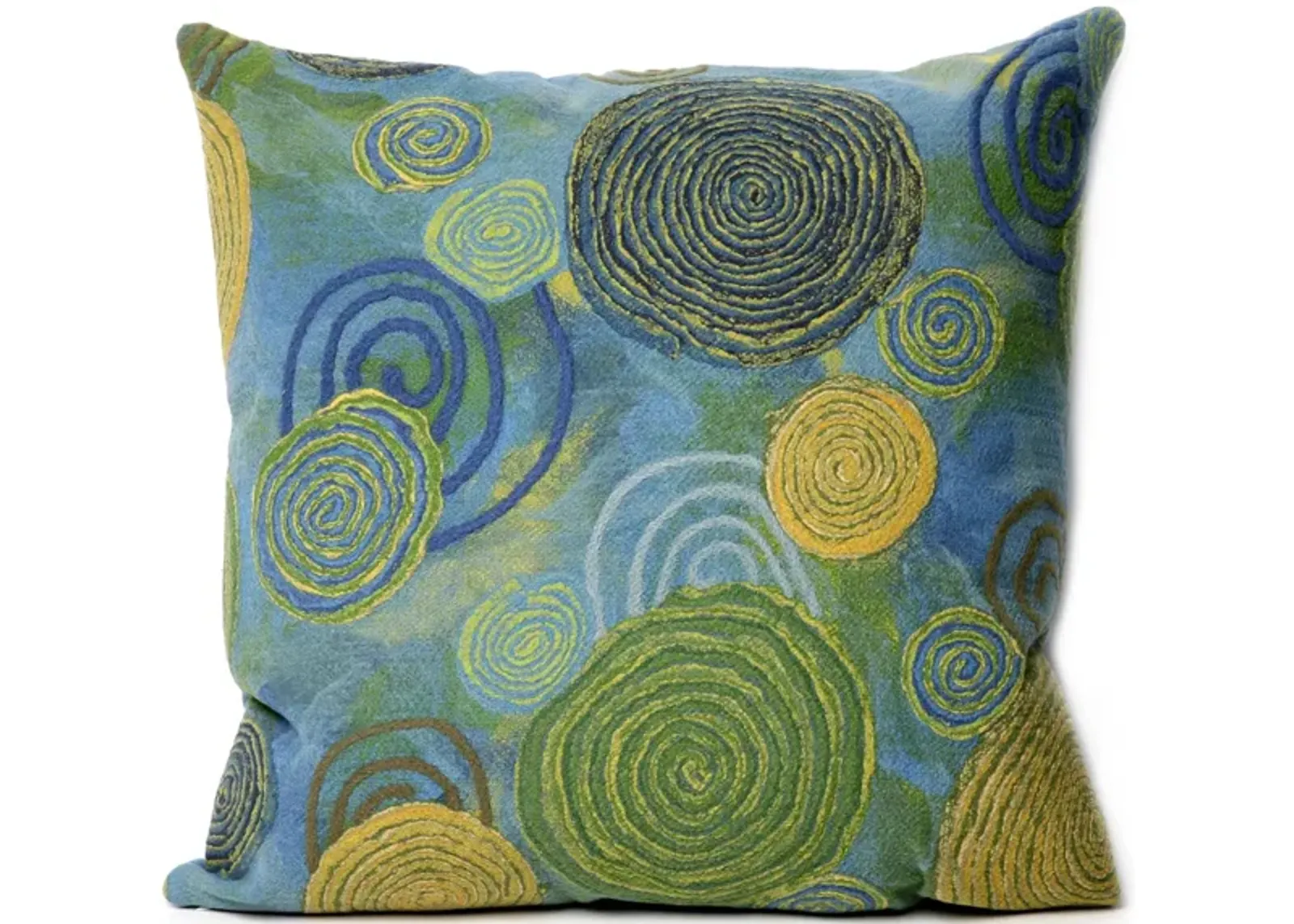 Liora Manne Visions III Graffiti Swirl Pillow in Blue by Trans-Ocean Import Co Inc