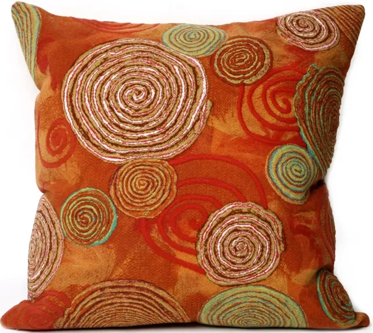 Liora Manne Visions III Graffiti Swirl Pillow in Red by Trans-Ocean Import Co Inc