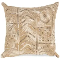 Liora Manne Visions III Bambara Pillow in Beige by Trans-Ocean Import Co Inc