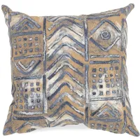 Liora Manne Visions III Bambara Pillow in Indigo by Trans-Ocean Import Co Inc
