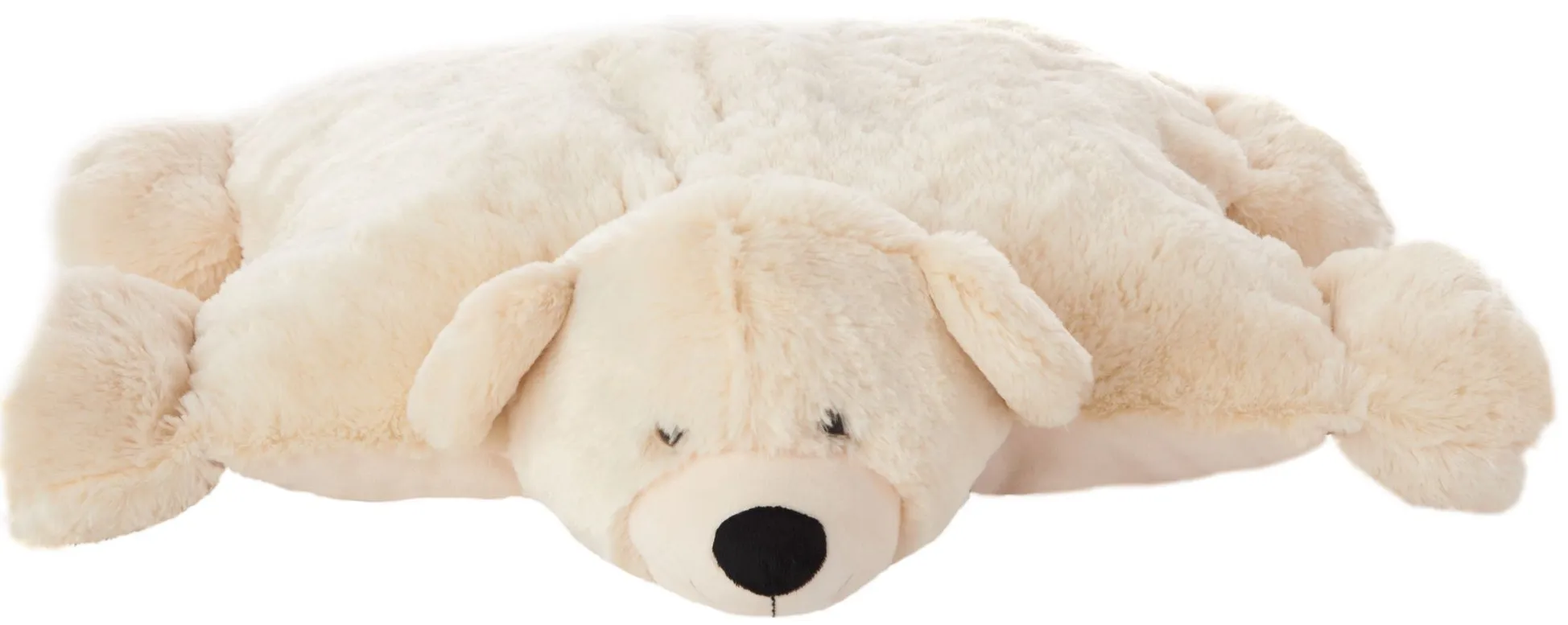 Mina Victory Bear Pillow in IVORY by Nourison