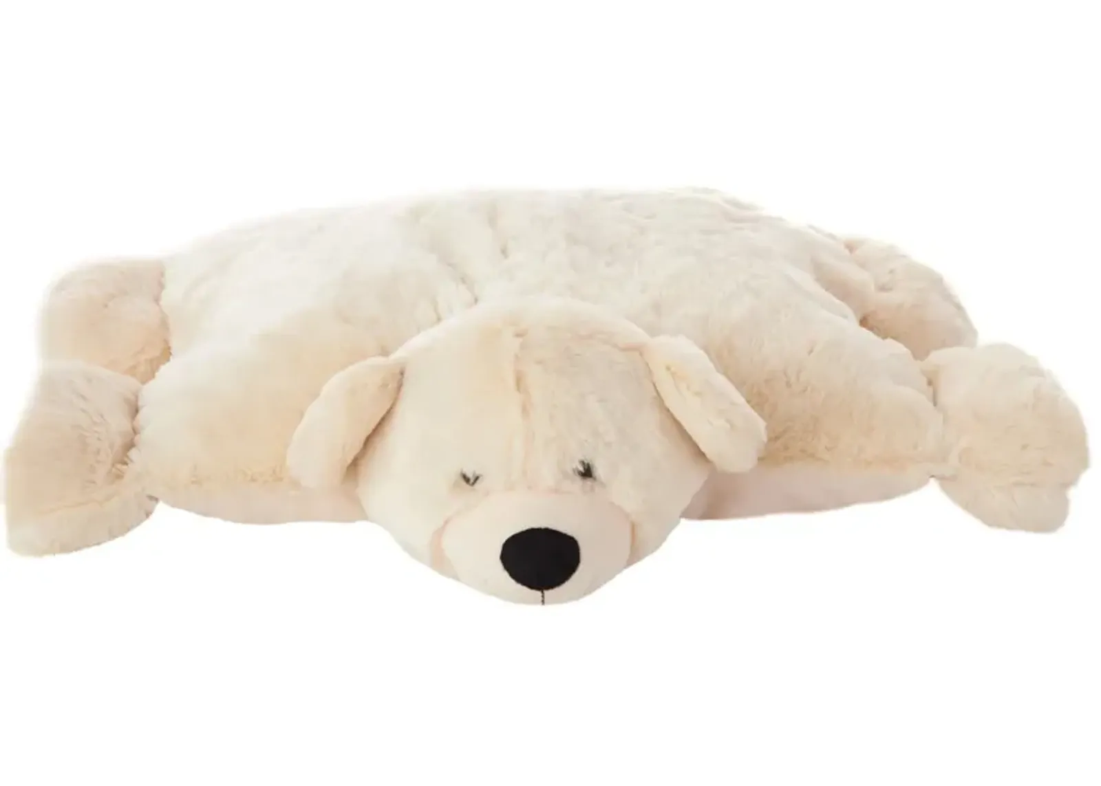 Mina Victory Bear Pillow in IVORY by Nourison