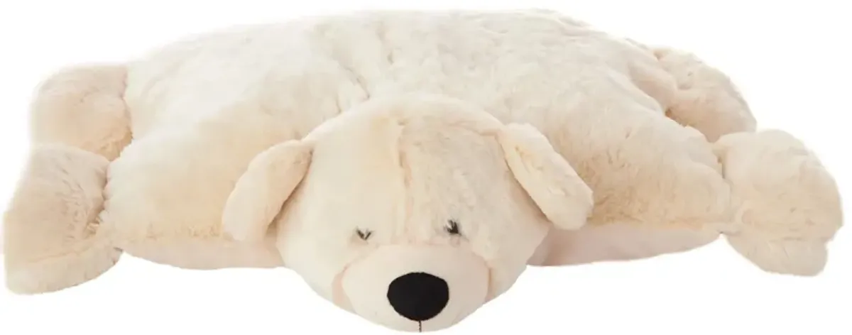 Mina Victory Bear Pillow in IVORY by Nourison