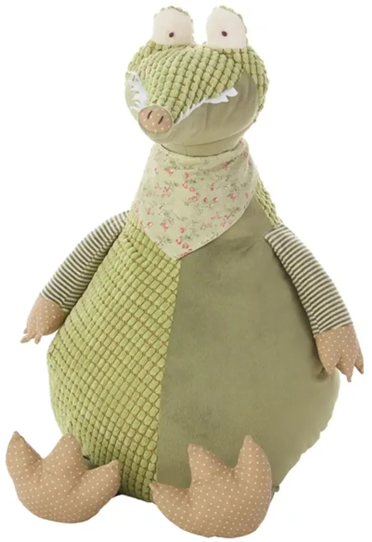 Mina Victory Crocodile Plush Animal in GREEN by Nourison