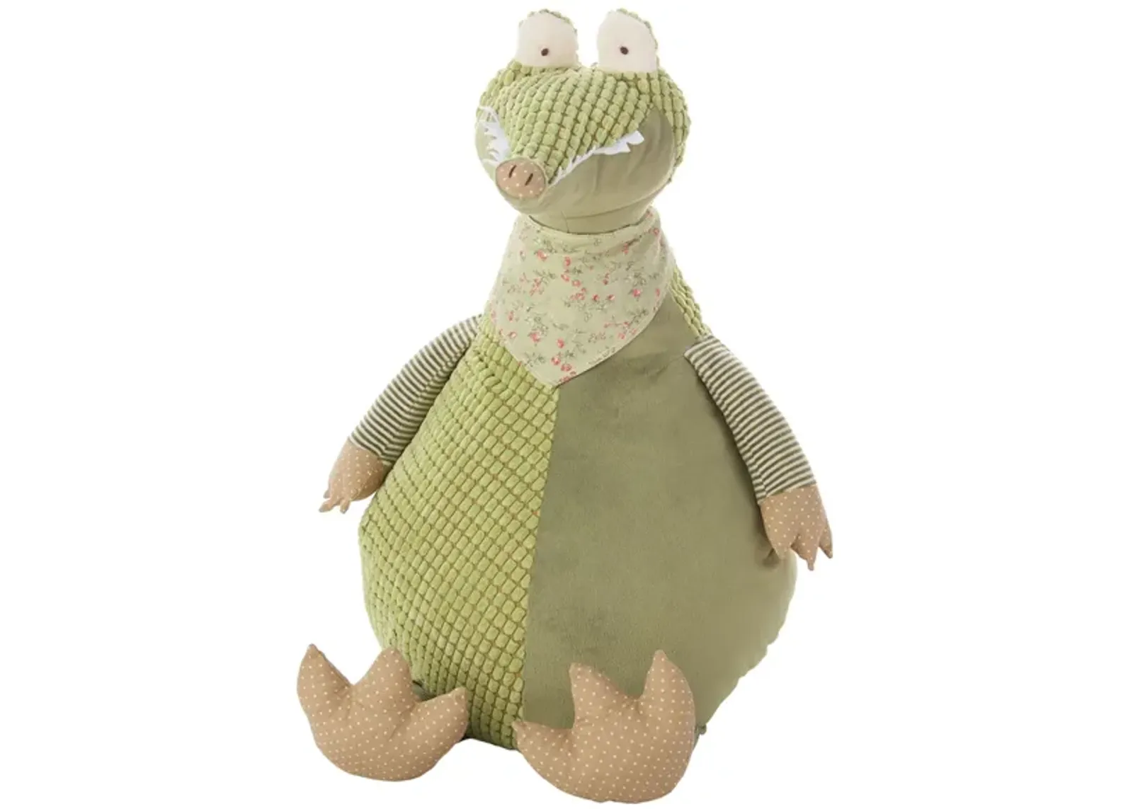 Mina Victory Crocodile Plush Animal in GREEN by Nourison