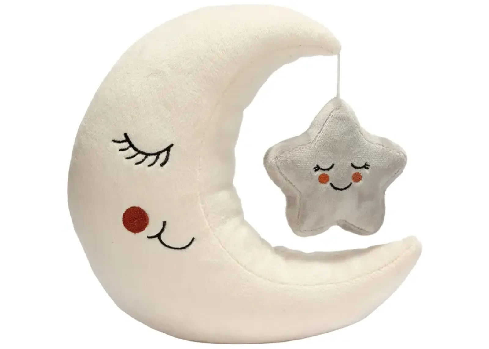 Goodnight Moon Plush Moon and Star in Cream