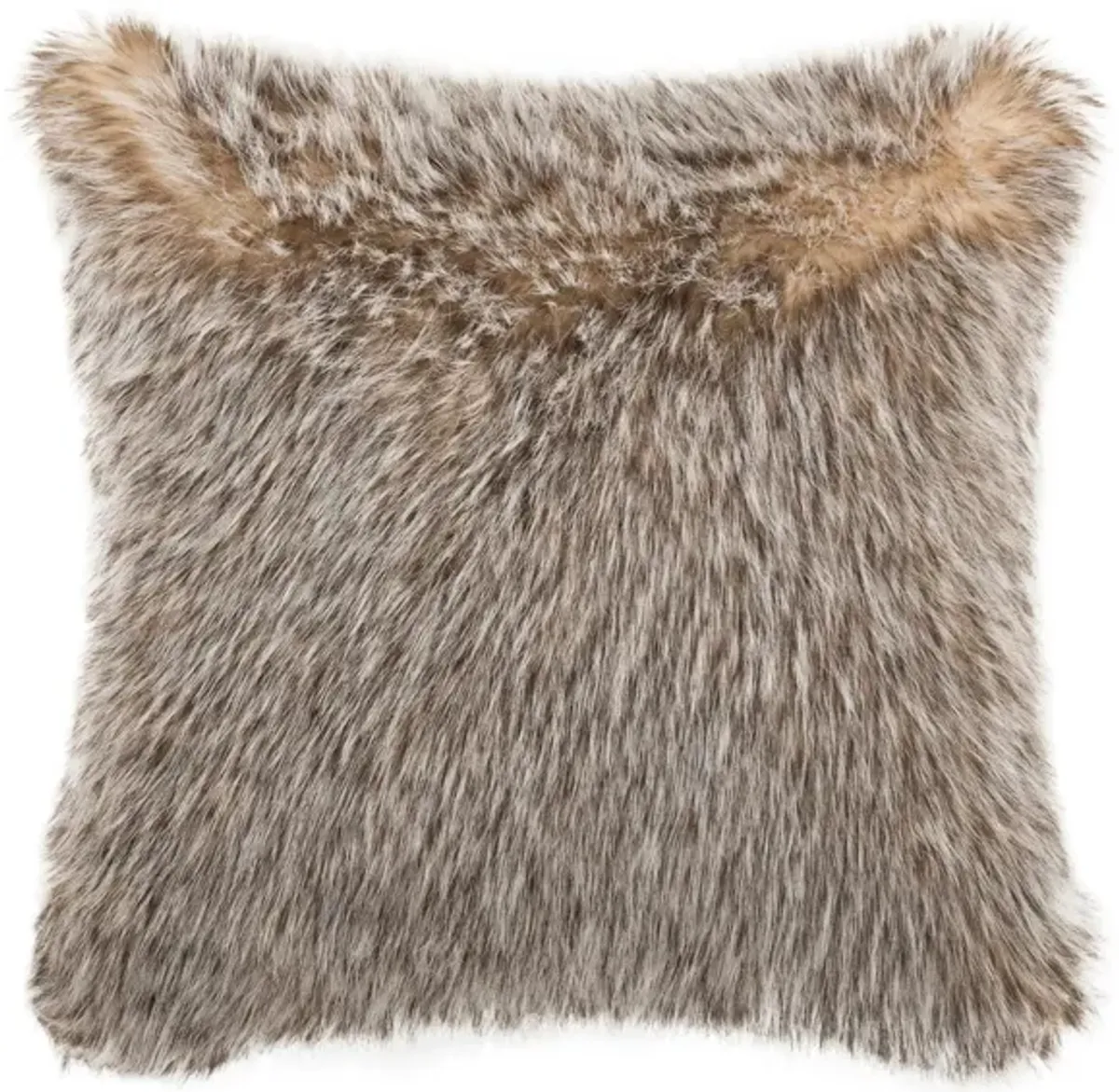 Dusty Fur Pillow in Gray by Safavieh