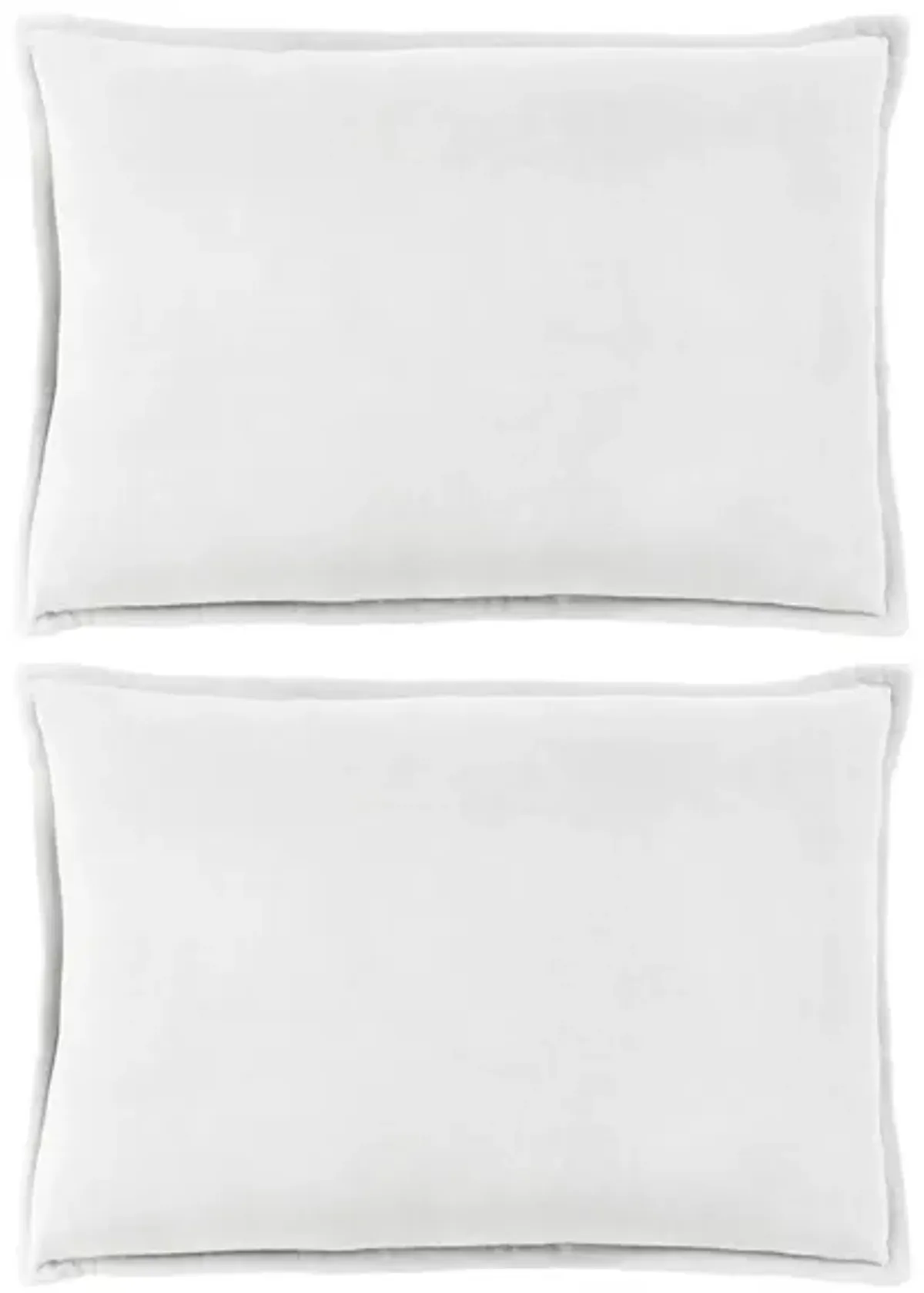 Cotton Velvet 13" x 20" Down Throw Pillow Set - 2 Pc.