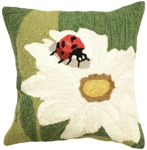 Liora Manne Frontporch Ladybug Pillow
