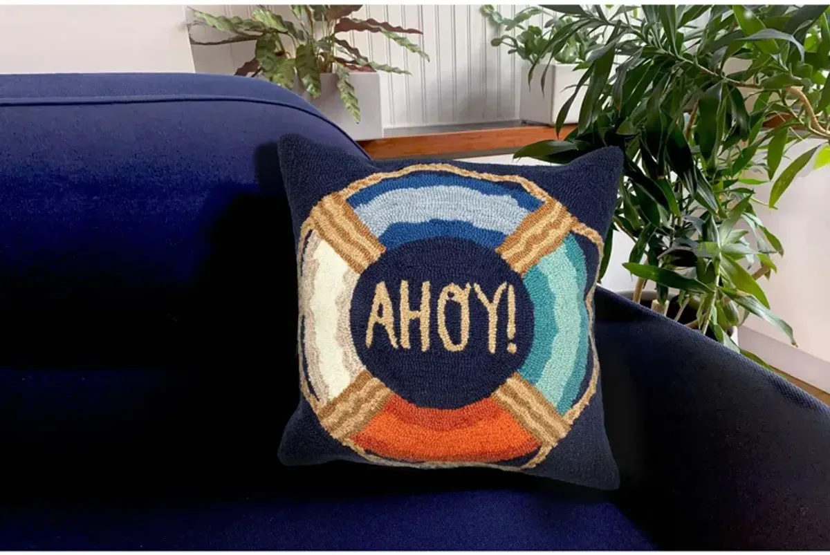 Liora Manne Frontporch Ahoy Pillow