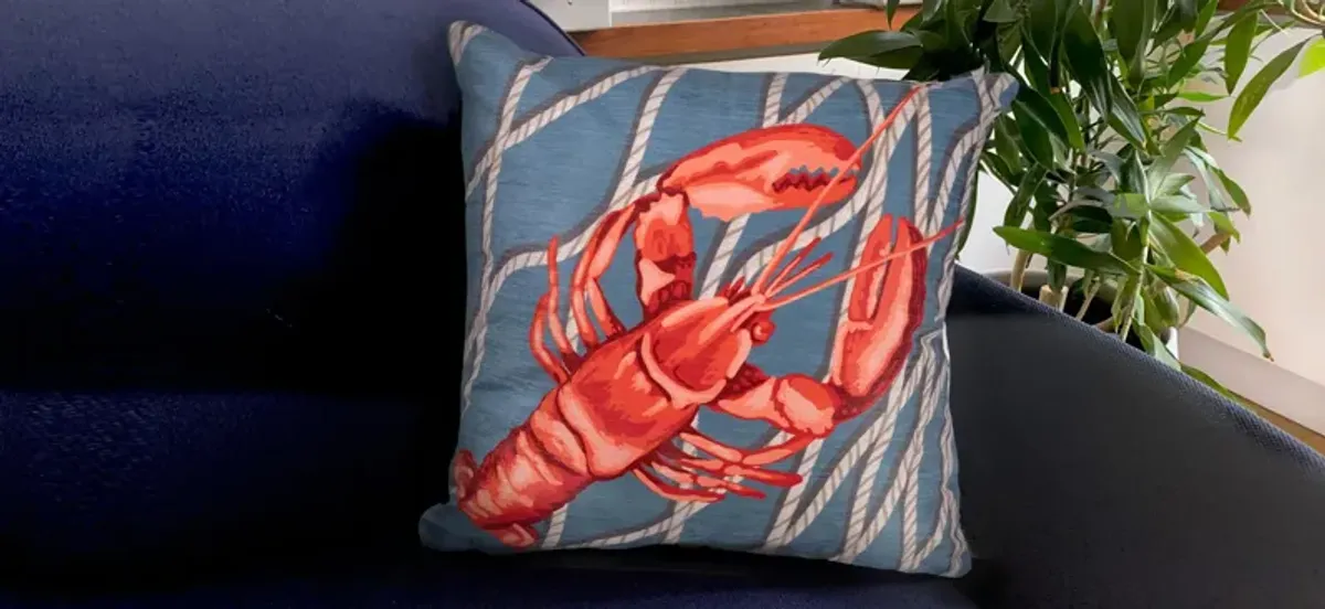 Liora Manne Illusions Lobster Net Pillow