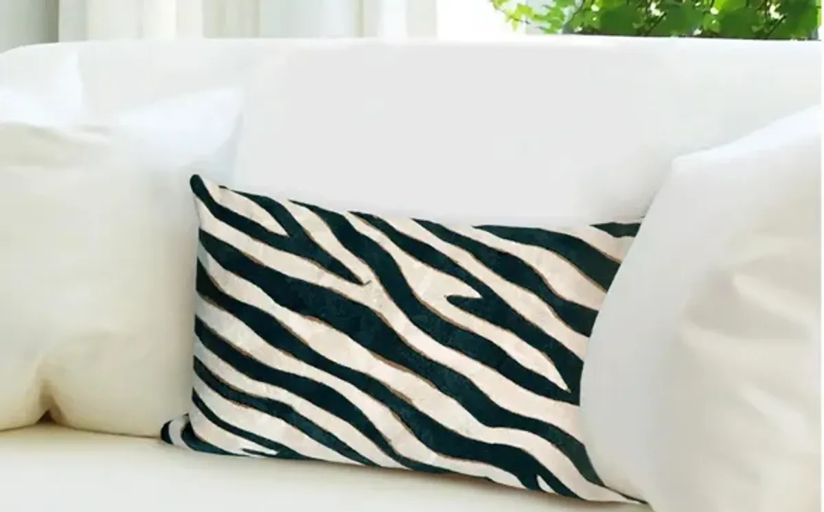 Liora Manne Visions I Zebra Pillow