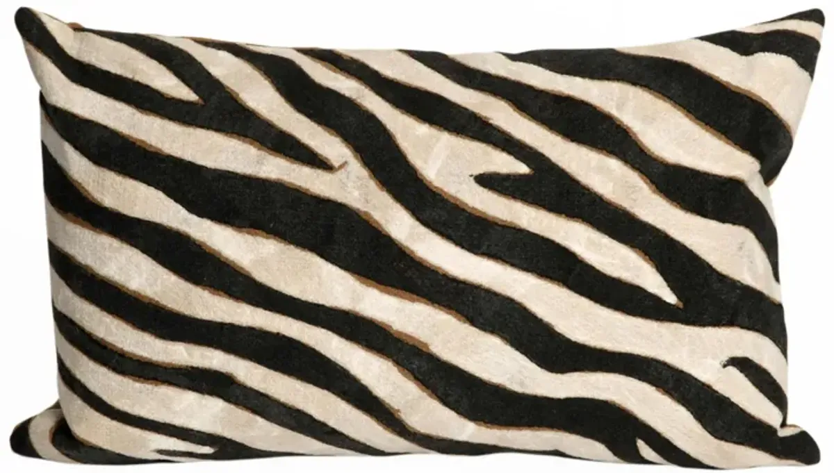 Liora Manne Visions I Zebra Pillow