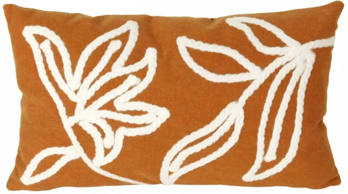 Liora Manne Visions I Windsor Pillow in Orange by Trans-Ocean Import Co Inc