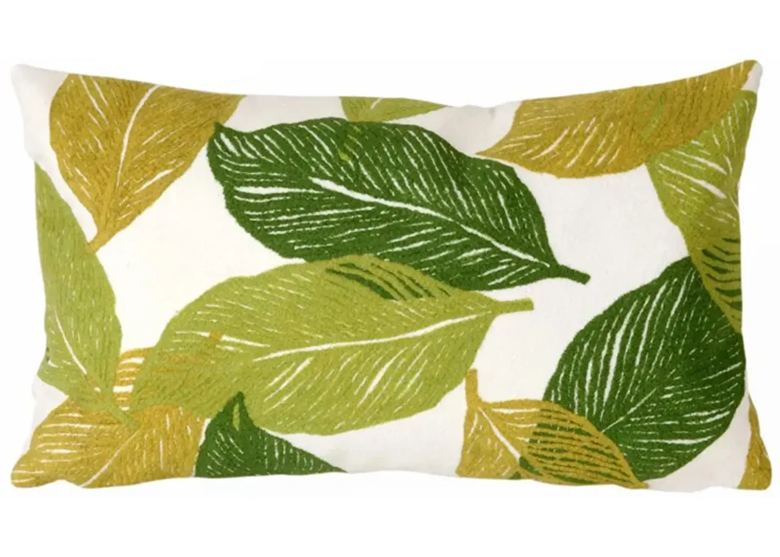 Liora Manne Visions I Mystic Leaf Pillow in Green by Trans-Ocean Import Co Inc