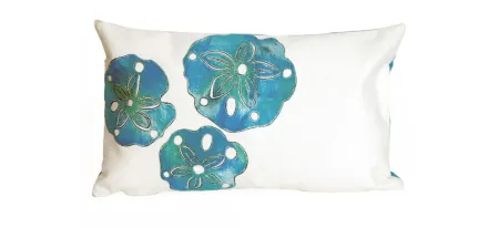 Liora Manne Visions I Sand Dollar Pillow in Blue by Trans-Ocean Import Co Inc