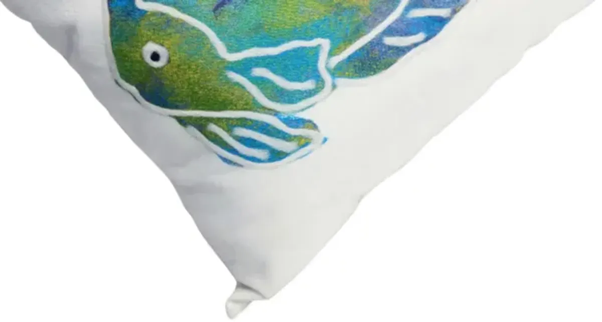 Liora Manne Visions II Batik Fish Pillow