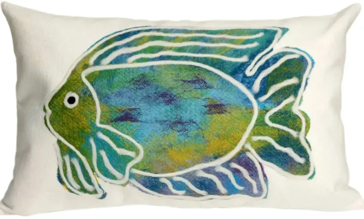 Liora Manne Visions II Batik Fish Pillow