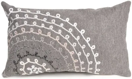 Liora Manne Visions II Ombre Threads Pillow in Grey by Trans-Ocean Import Co Inc