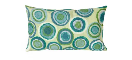 Liora Manne Visions II Puddle Dot Pillow in Green by Trans-Ocean Import Co Inc