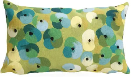 Liora Manne Visions II Pansy Pillow in Lime by Trans-Ocean Import Co Inc