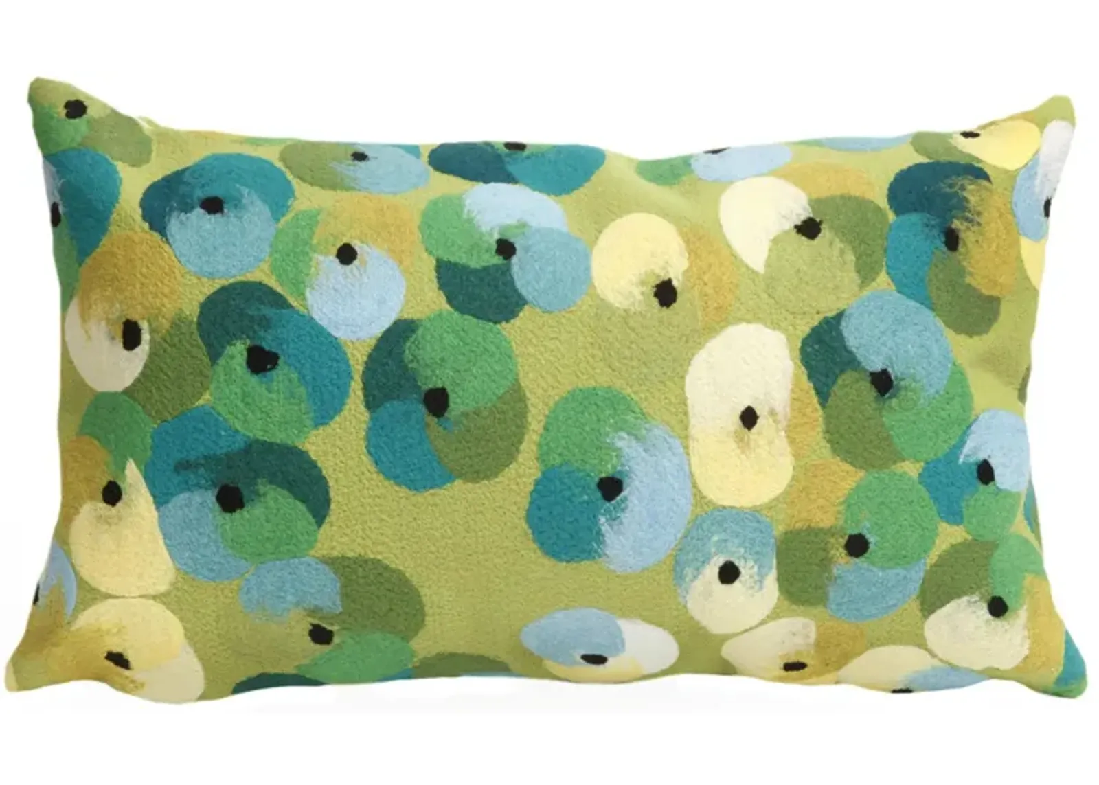 Liora Manne Visions II Pansy Pillow in Lime by Trans-Ocean Import Co Inc