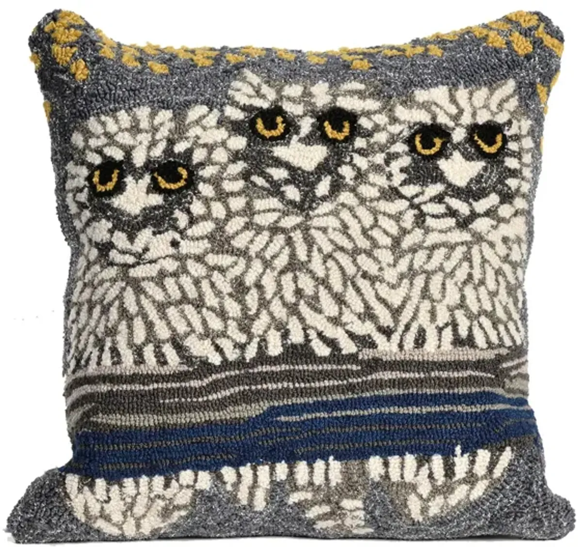 Liora Manne Frontporch Owls Pillow