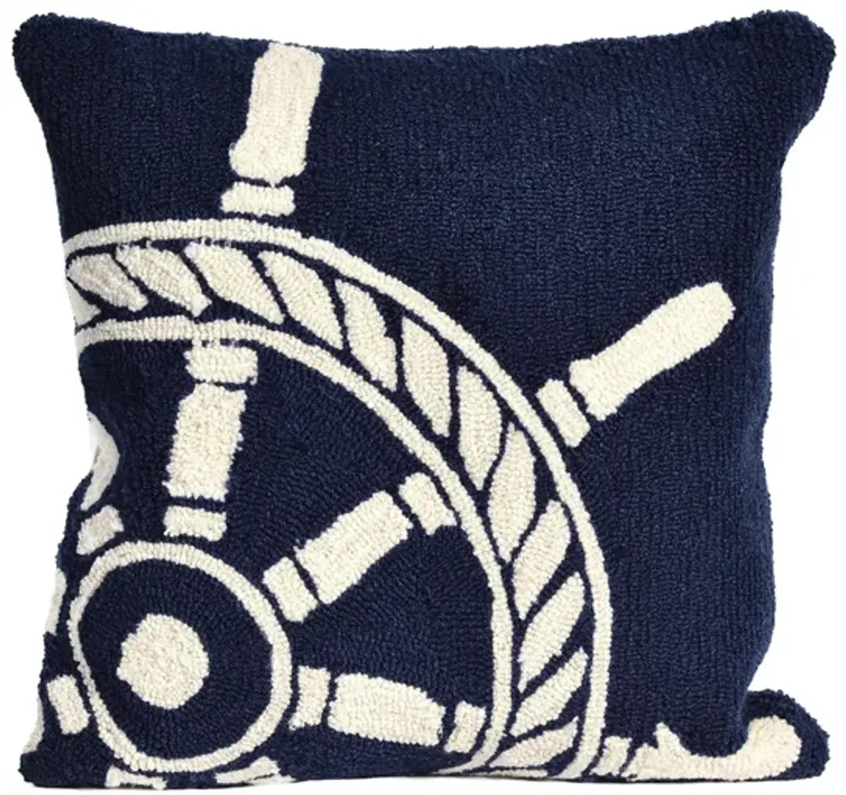 Liora Manne Frontporch Ship Wheel Pillow