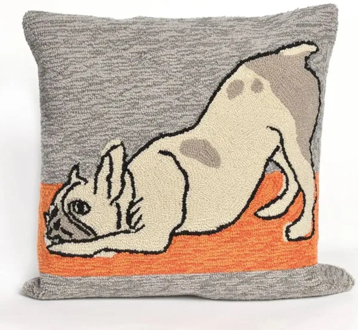 Liora Manne Frontporch Yoga Dogs Pillow