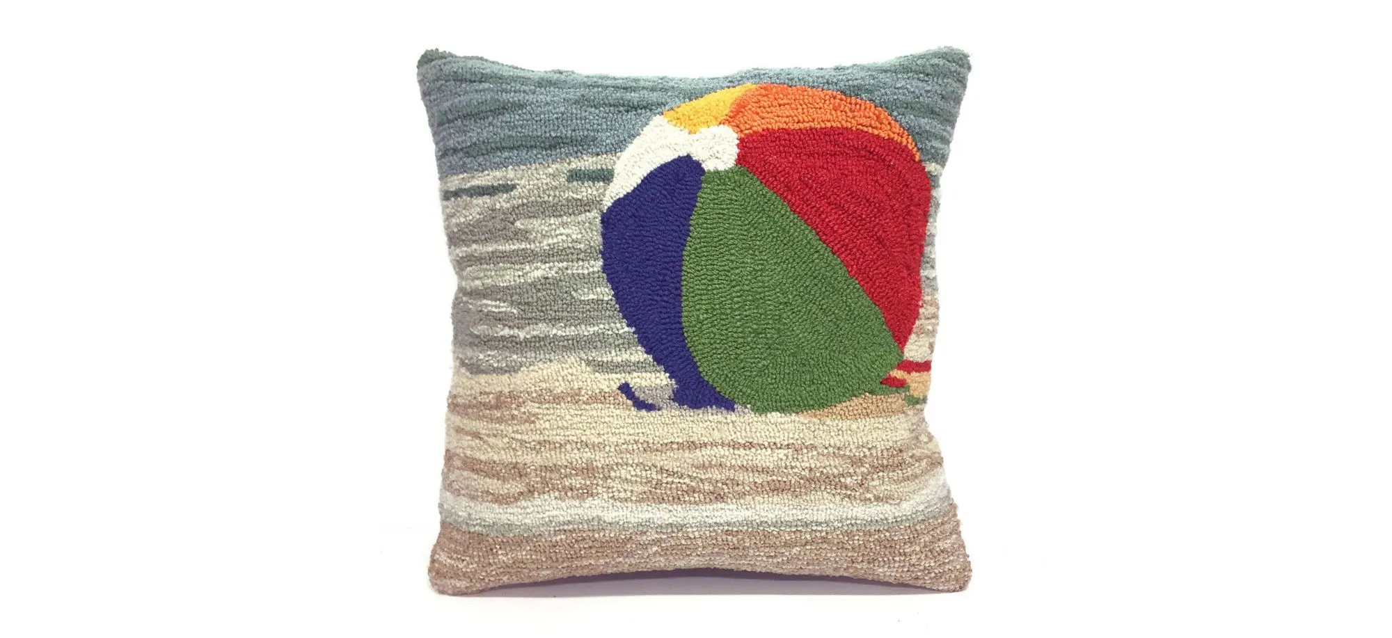 Liora Manne Frontporch Life's A Beach Pillow in Multi by Trans-Ocean Import Co Inc