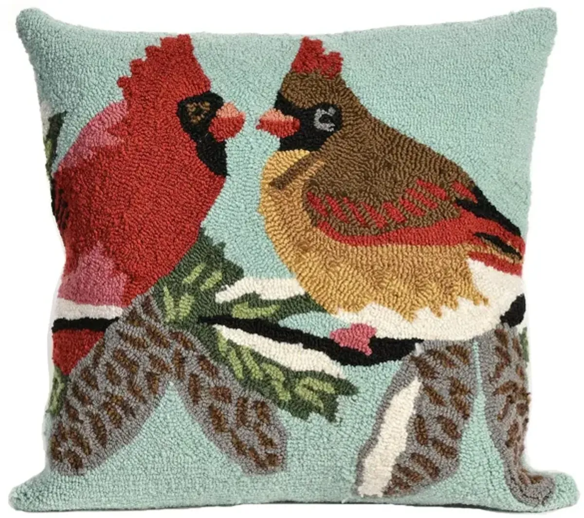 Liora Manne Frontporch Cardinals Pillow