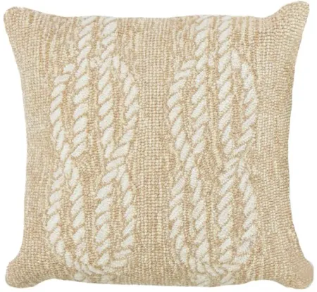 Liora Manne Frontporch Ropes Pillow in Natural by Trans-Ocean Import Co Inc