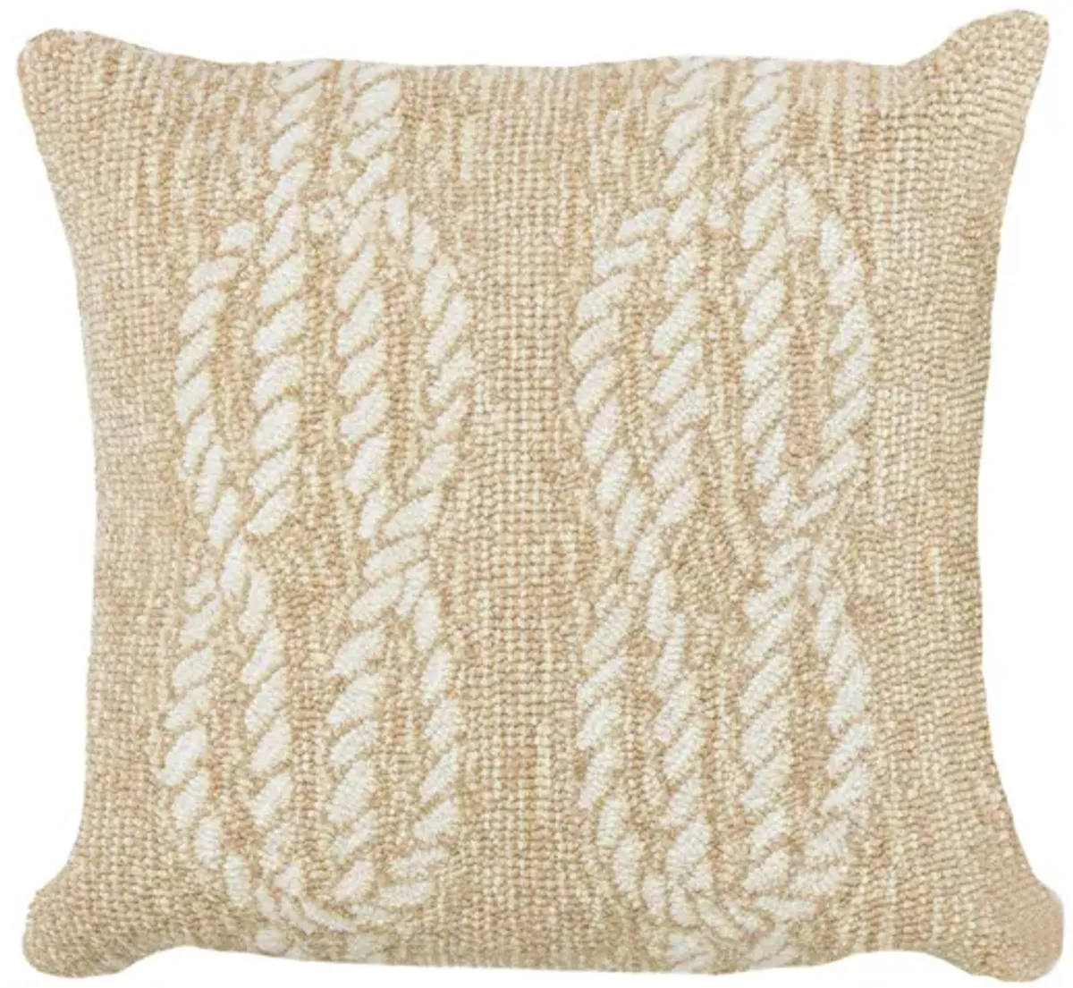 Liora Manne Frontporch Ropes Pillow in Natural by Trans-Ocean Import Co Inc