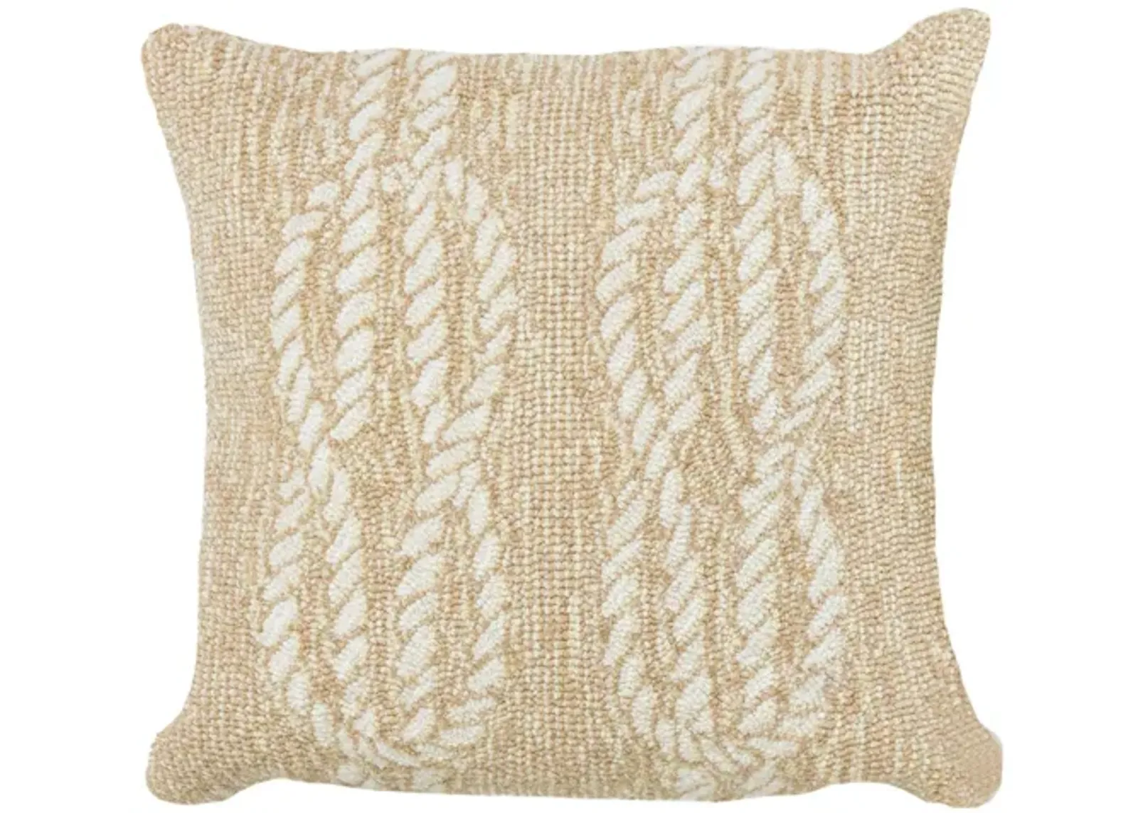 Liora Manne Frontporch Ropes Pillow in Natural by Trans-Ocean Import Co Inc