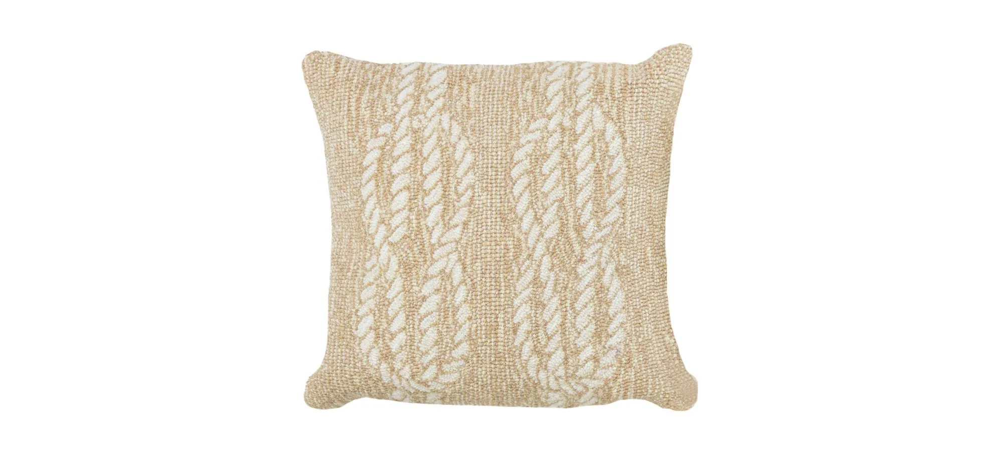 Liora Manne Frontporch Ropes Pillow in Natural by Trans-Ocean Import Co Inc