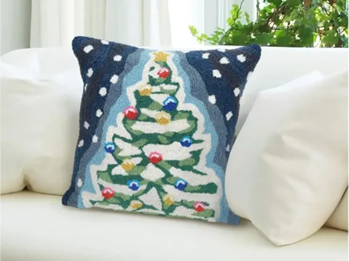 Liora Manne Frontporch Xmas Tree Pillow