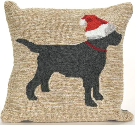 Liora Manne Frontporch Christmas Dog Pillow in Natural by Trans-Ocean Import Co Inc